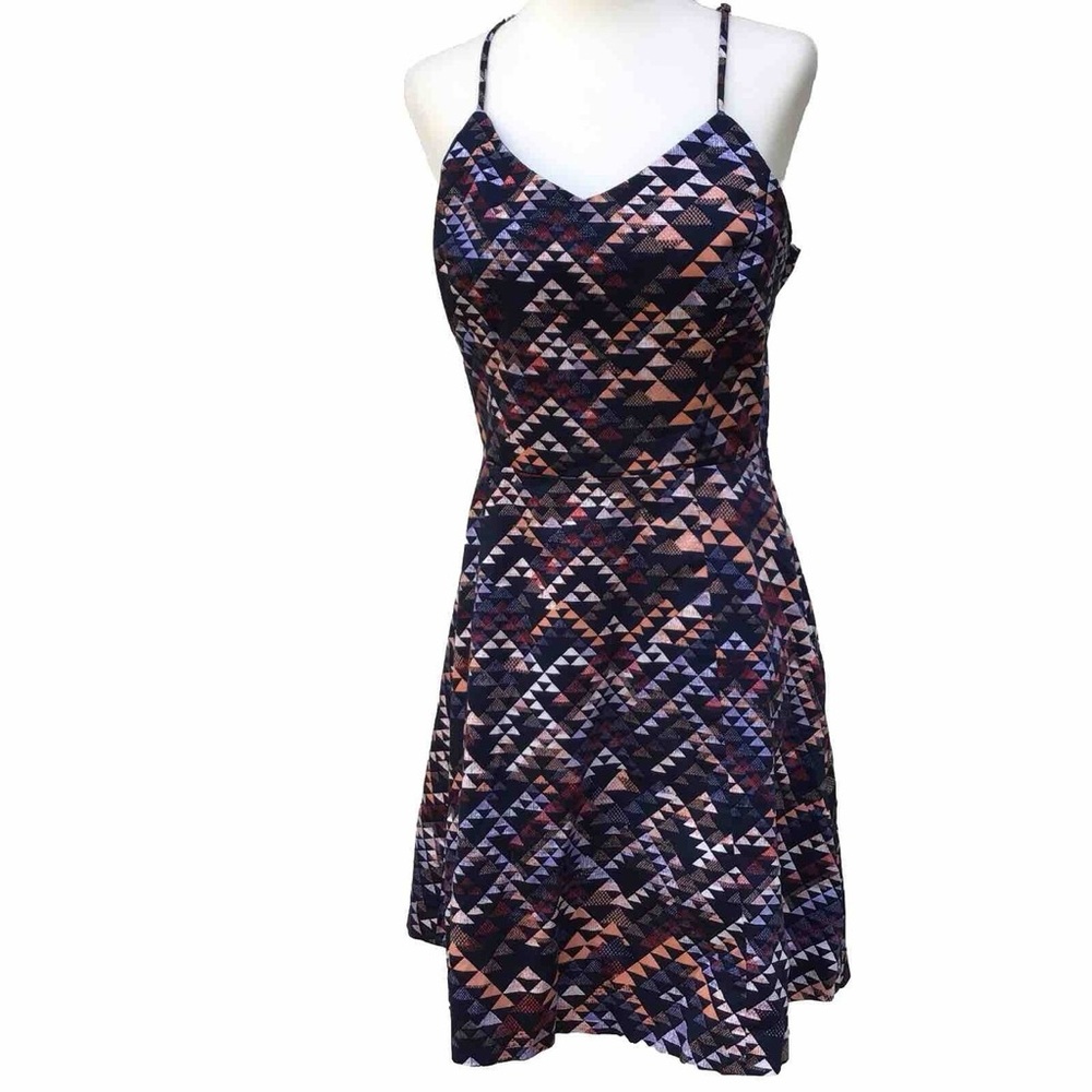 Banana Republic Spaghetti Strap Skater Dress Sz 4